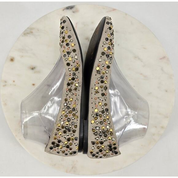 Steve Madden Edgy Boho Chic Kendaa Studded Flats Size 8 - Picture 5 of 8